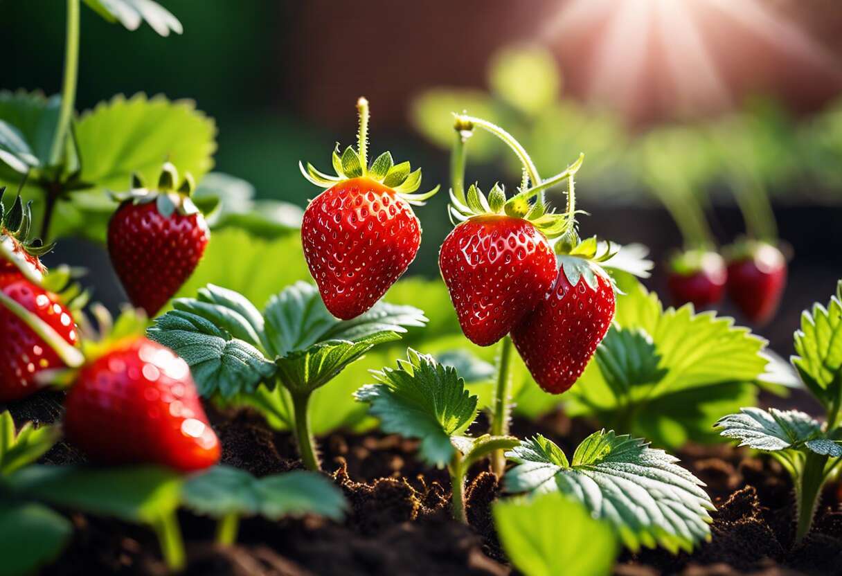 Entretien et conseils pour la croissance optimale de vos fraisiers 'mara des bois