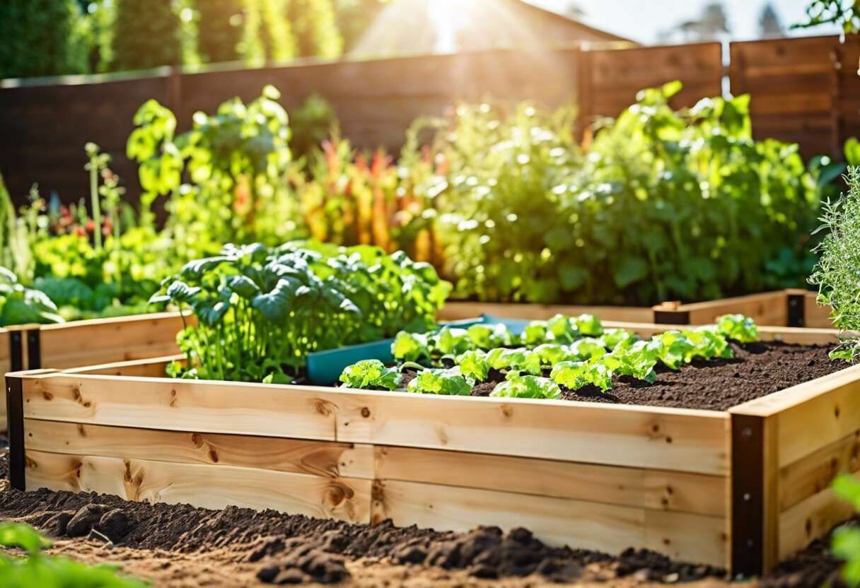 Carrés potagers en bois avec arrosage intégré : guide complet et avis