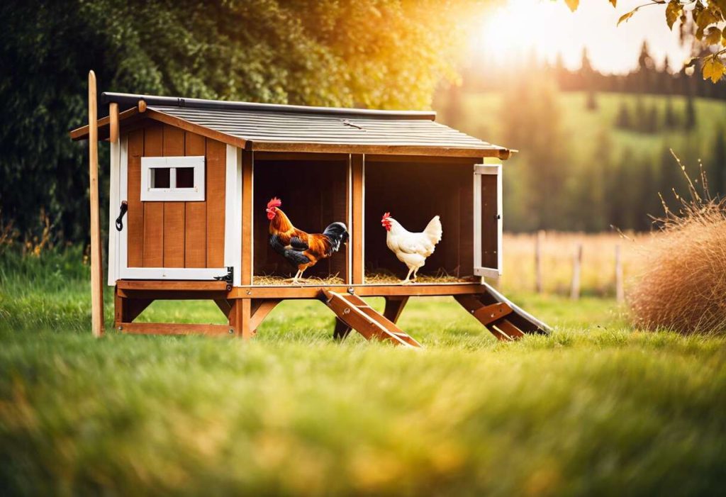 Poulaillers en bois avec parc : trouvez le modèle idéal pour vos poules