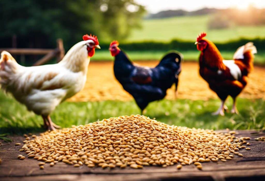 Blé bio pour poules et basse-cour 20 kg : alimentation saine et naturelle
