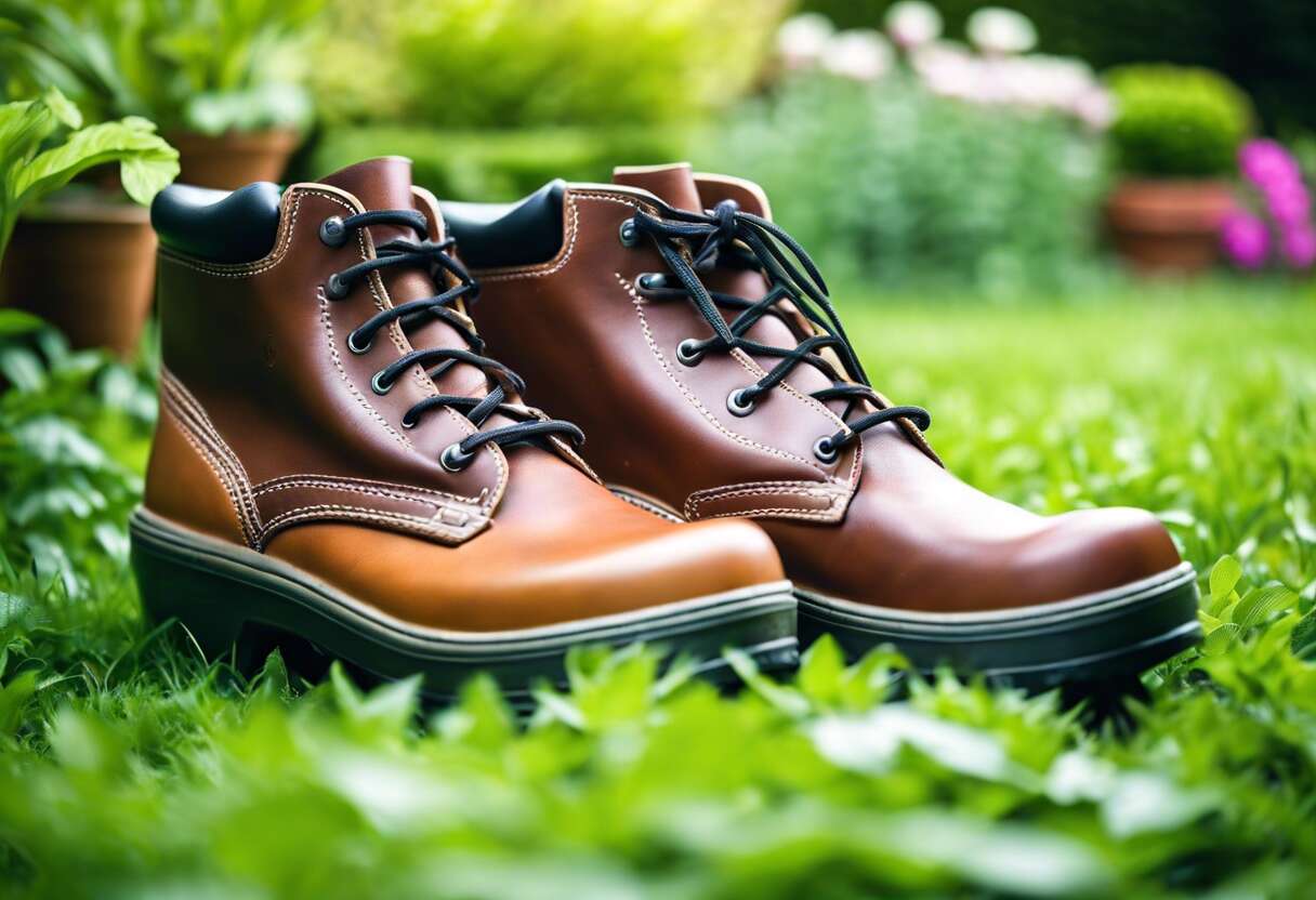 Confort et protection : les critères essentiels d'une bonne chaussure de jardin