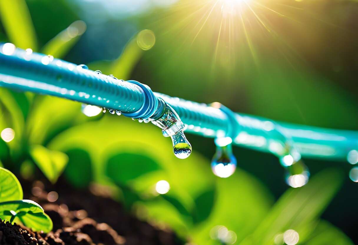 Tuyau goutte-à-goutte intégré 2 L/h : guide d'achat et utilisation sur 100 mètres