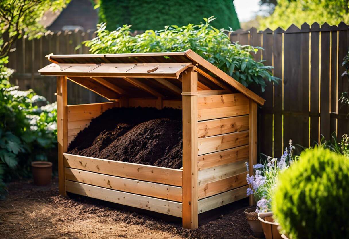 Composteur en bois traditionnel 820L : guide d'achat et conseils