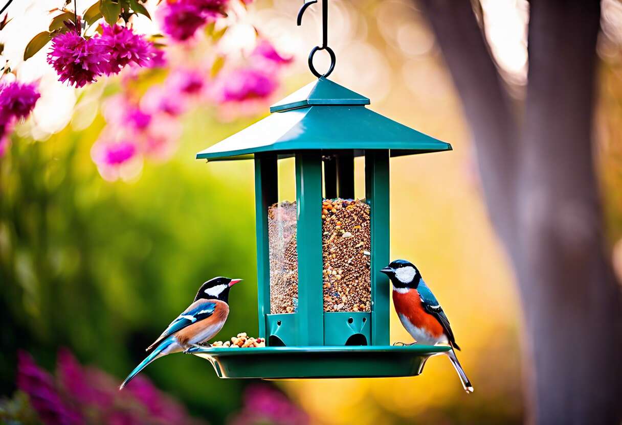 Mangeoires pour oiseaux : critères de sélection pour un choix idéal