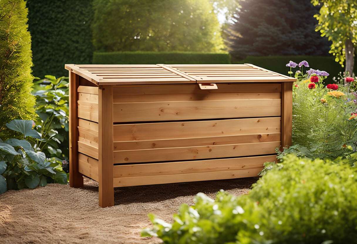 Pourquoi choisir un composteur en bois de 820l pour son jardin