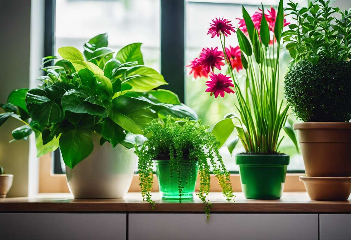 Engrais liquide pour plantes vertes et fleuries d'intérieur : guide complet