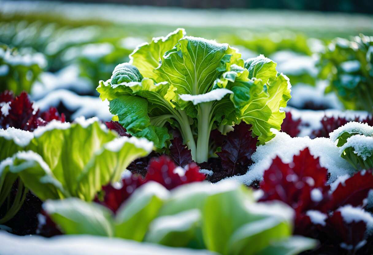Protections contre le froid : astuces pour cultiver la salade en hiver