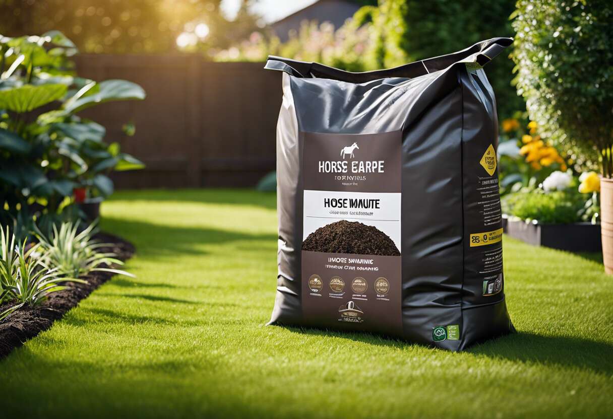 Fumier de cheval prêt à l'emploi 20 kg : enrichissez votre jardin naturellement