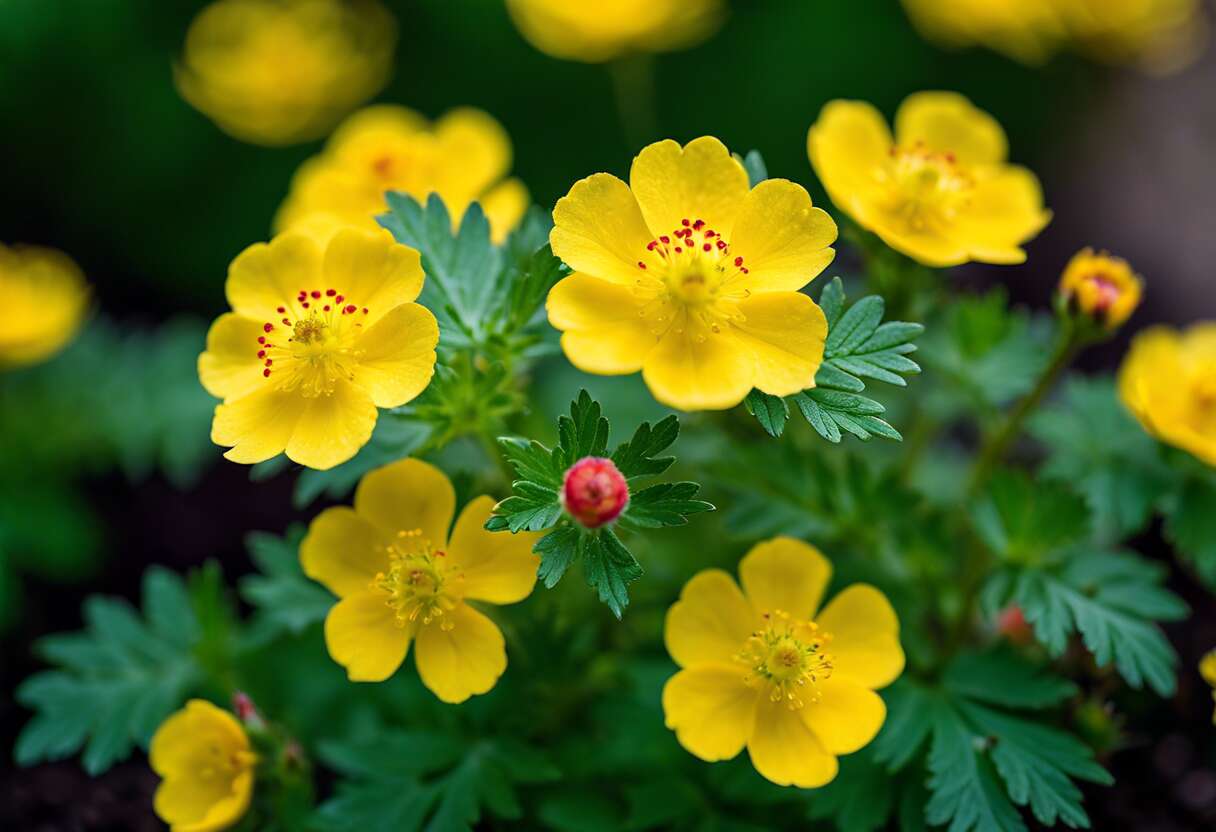 Potentilla fruticosa en vedette : culture et soins simplifiés