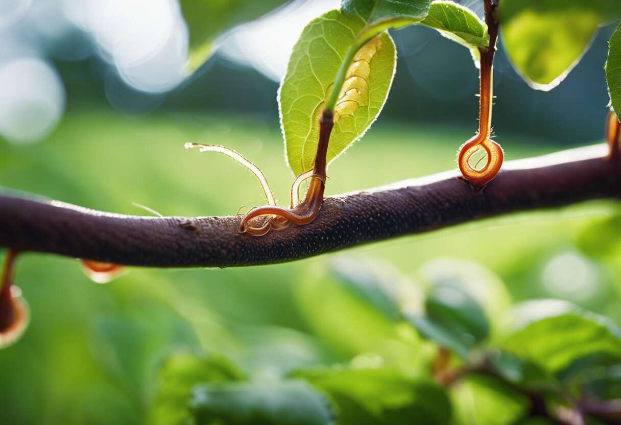 Méthodes d'application des nématodes pour protéger vos arbres fruitiers