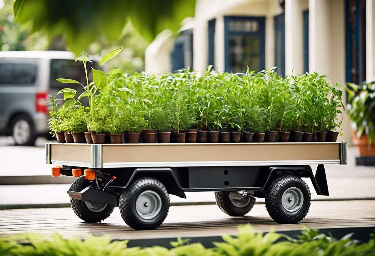 Transporter facilement plantes, arbres et matériel