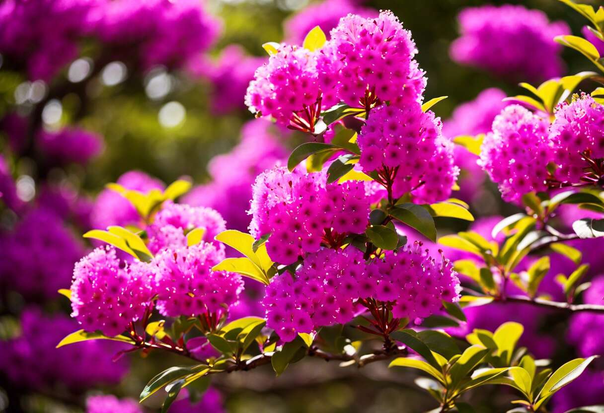 Entretien et taille : les clés pour une floraison spectaculaire du lilas des indes