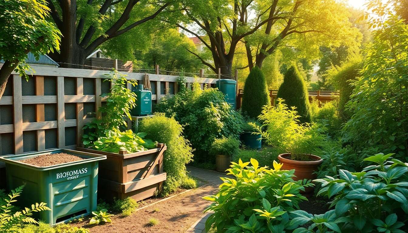 Transformation de la biomasse en énergie : applications au jardin