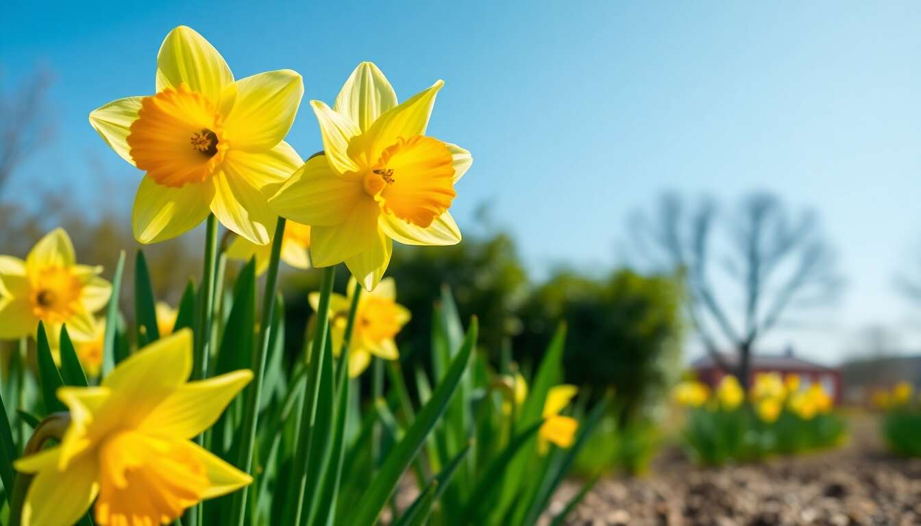Jonquilles : anticiper la plantation pour un printemps éblouissant