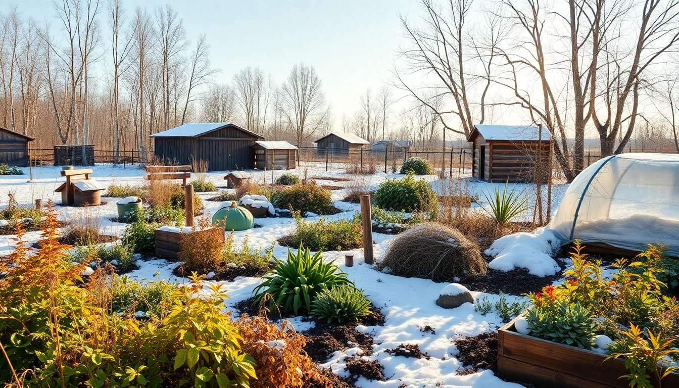 La permaculture hivernale : stratégies pour maintenir la productivité
