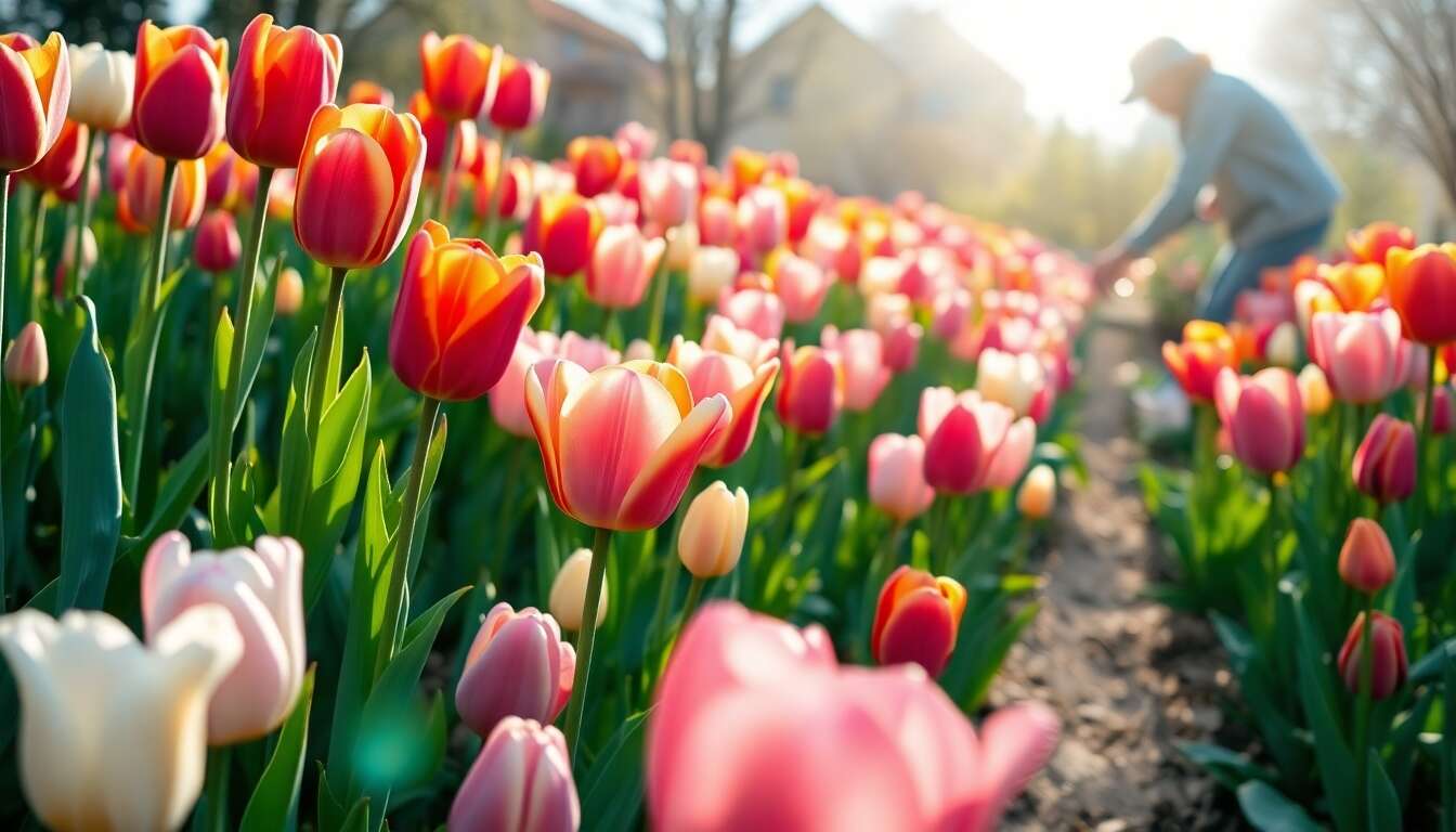 Entretien des tulipes : conseils pour une floraison éclatante