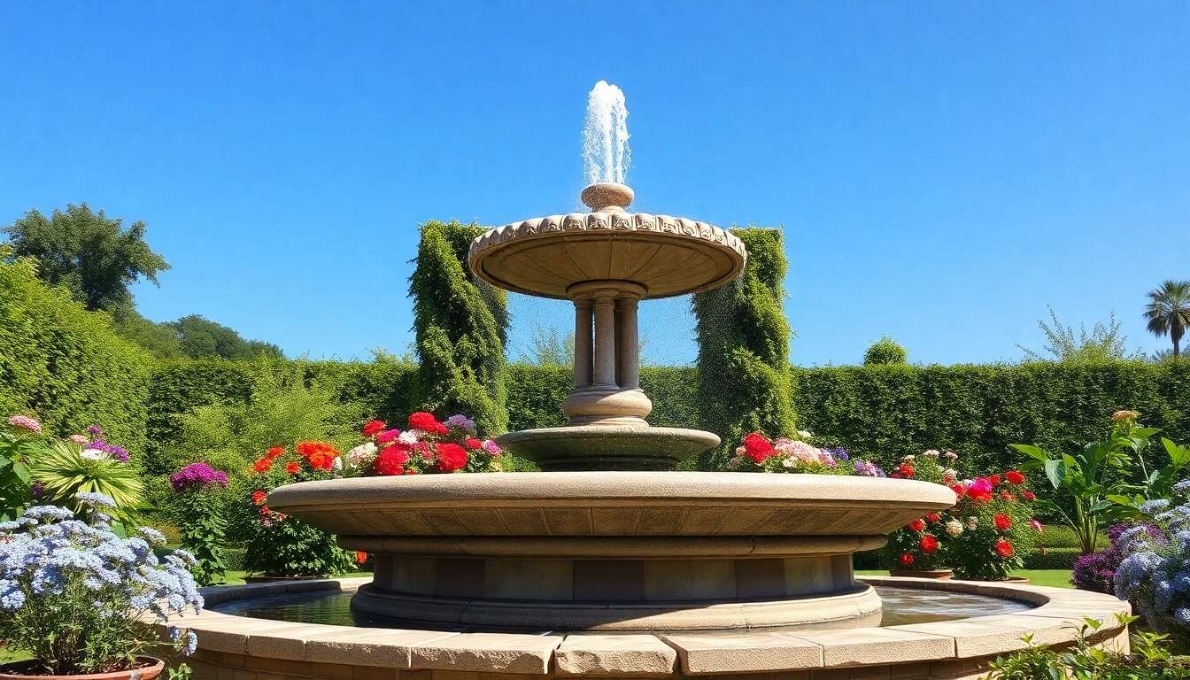 Les différents types de fontaines décoratives