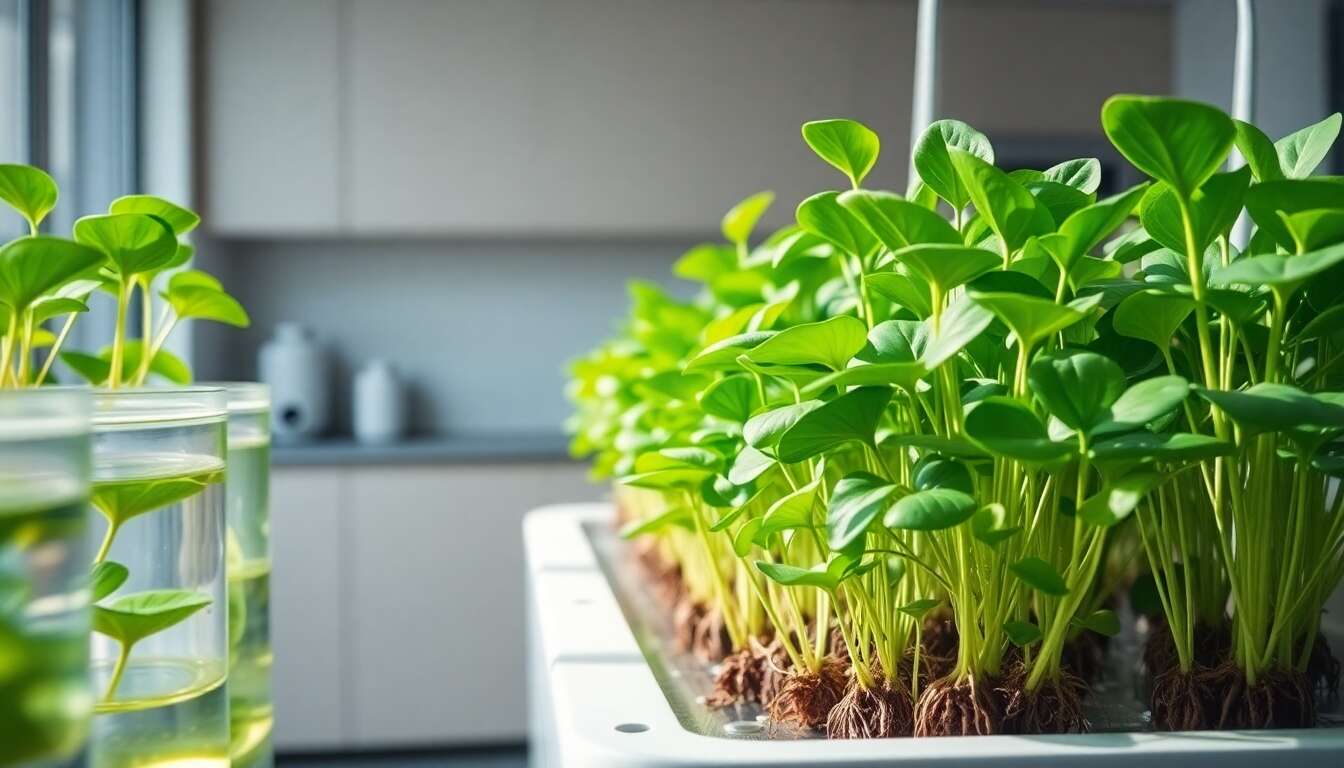 Hydroponie et bouturage : démarrer sans terre, est-ce possible ?