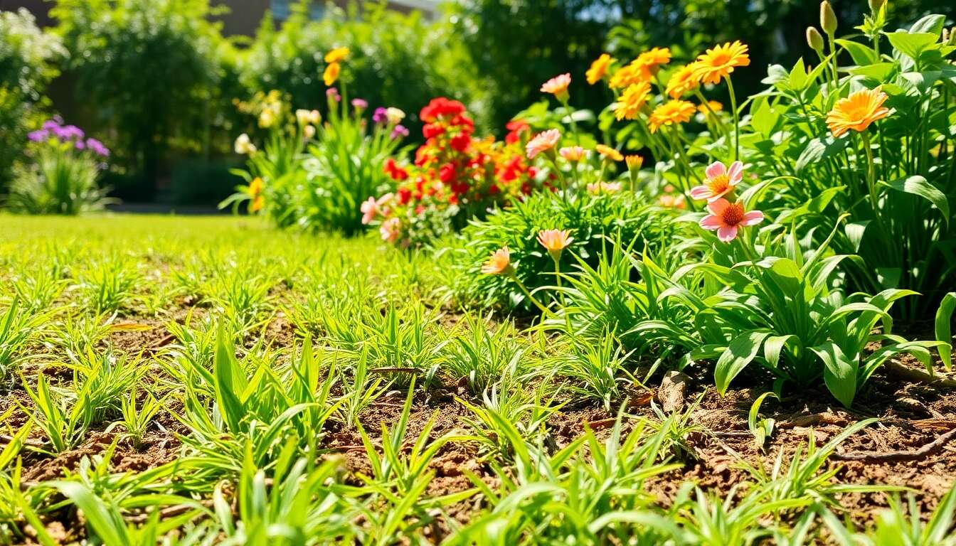 Le mulching avec tontes de gazon : méthode simple pour un jardin propre