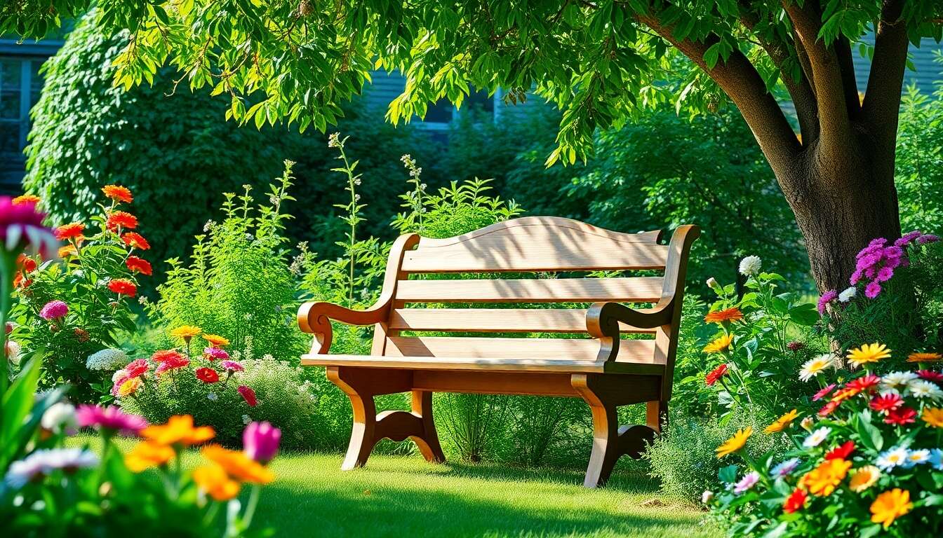Bancs de jardin : critères de choix pour une assise confortable et esthétique