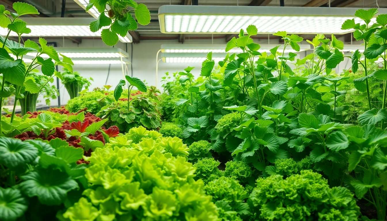 Légumes toute l'année : avantages de l'hydroponie intérieure