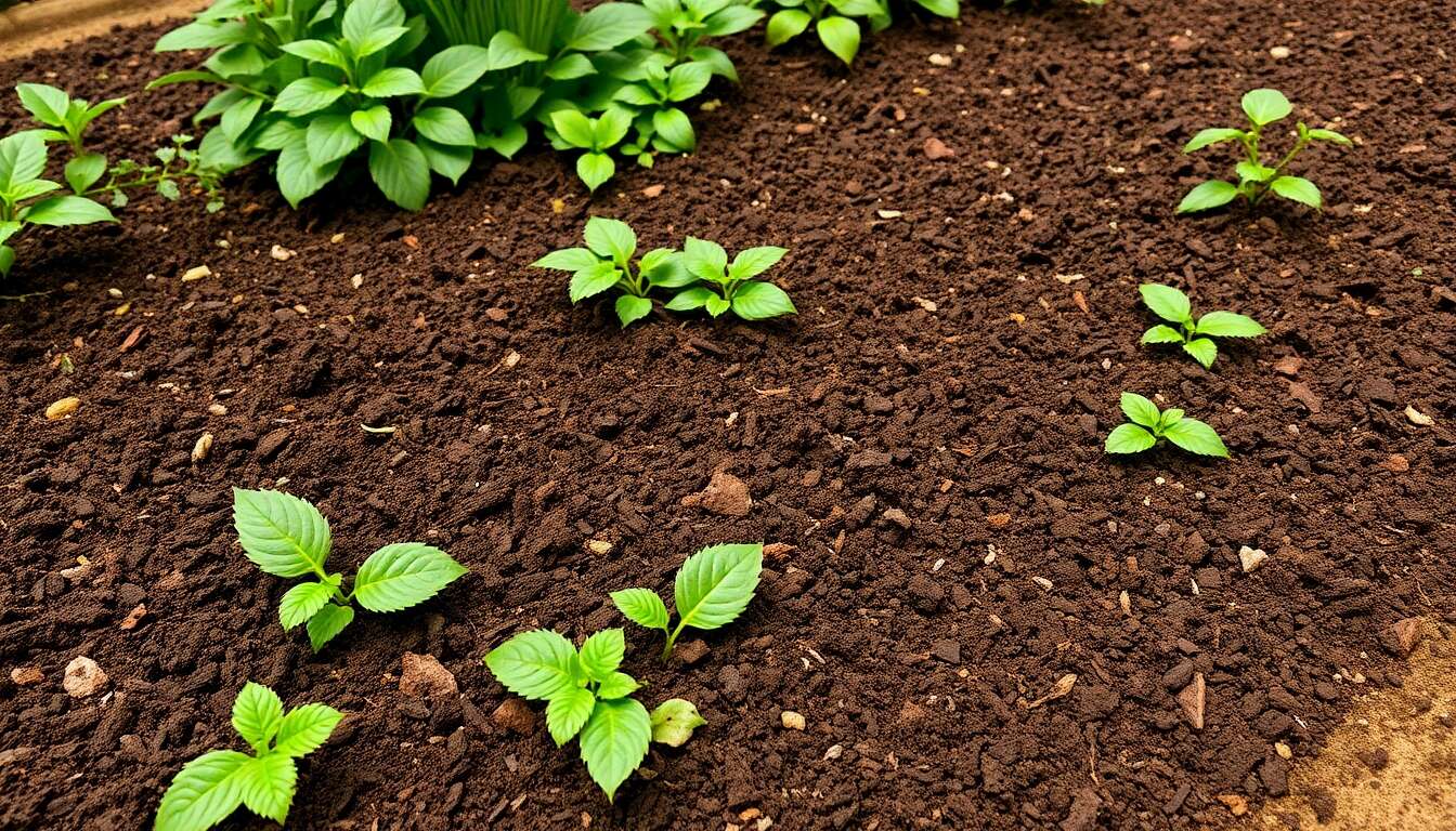 Le compost comme paillis nutritif : mode d'emploi pour nourrir le sol