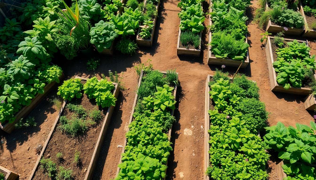 Cultures successives en carré potager : planification stratégique