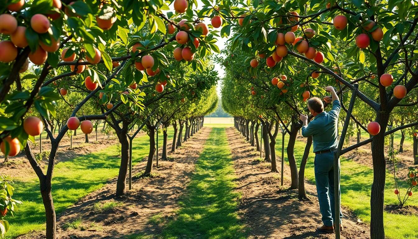 Fruitiers en espalier : techniques de taille spécifiques