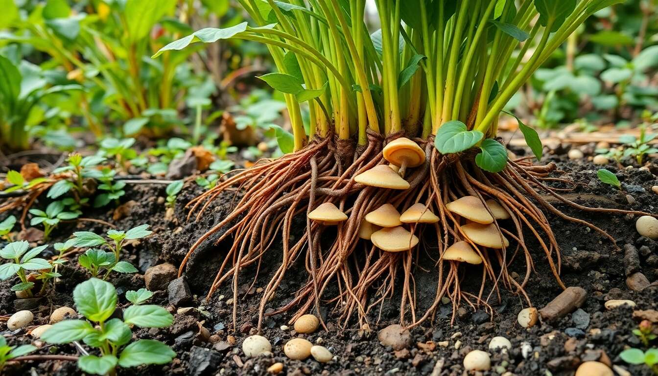 Mycorhizes et symbiose racinaire : booster son jardin en permaculture