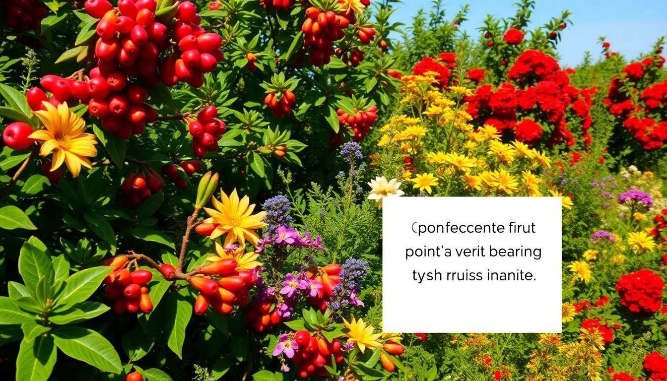 Renforcer la biodiversité avec des arbustes à fruits décoratifs