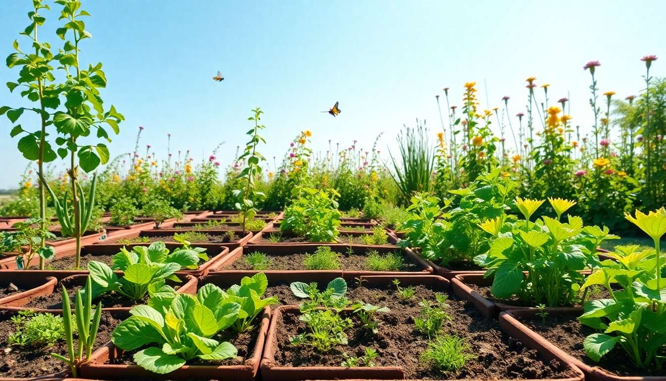 Calendrier du jardinier : planifier les saisons en carrés potagers