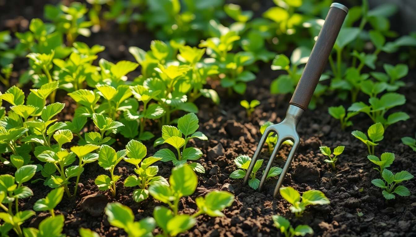 Aération du sol : méthodes douces pour racines vigoureuses