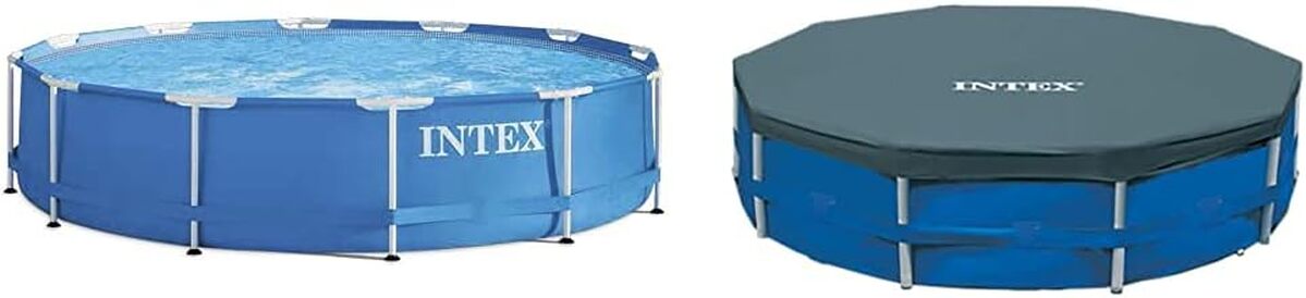 Test du kit piscinette Metal Frame Intex avec bâche de protection