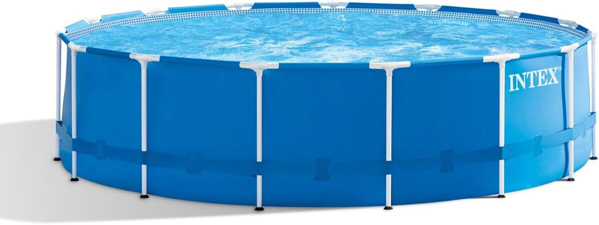 Test de la piscinette Intex Metal Frame 4, 57 m