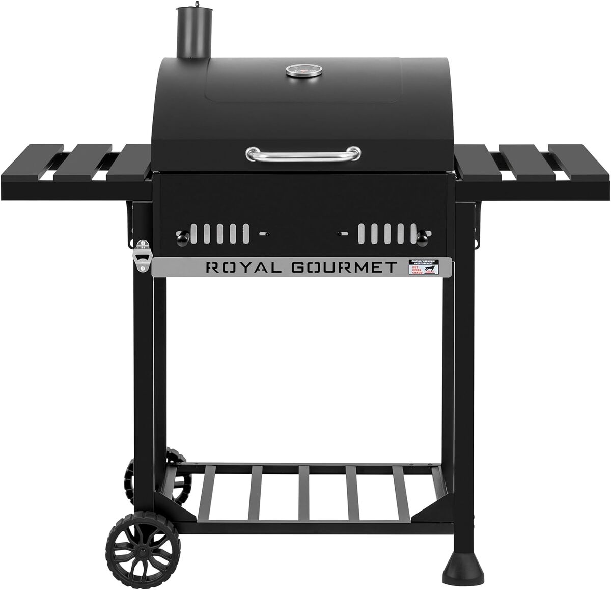 Test du barbecue Royal Gourmet à charbon sur chariot