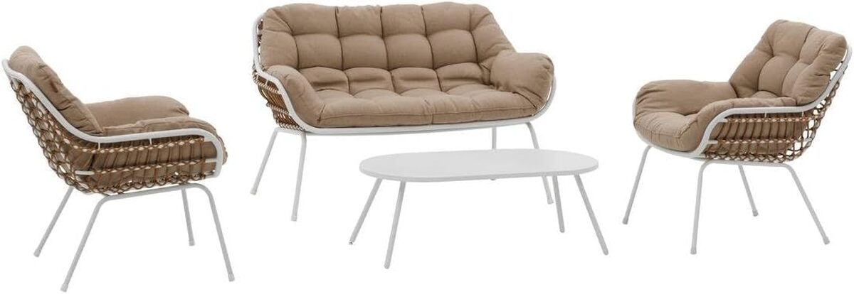 Test : salon de jardin Paopao Hespéride blanc 4 places