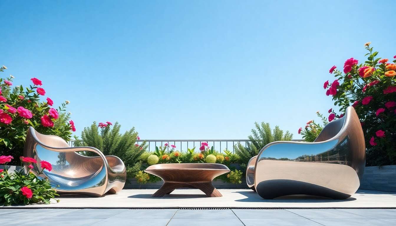 Les mat&eacute;riaux phares du mobilier sculptural