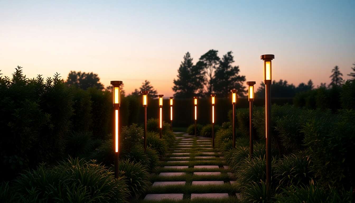 Torches de jardin à LED : entre modernité et sobriété