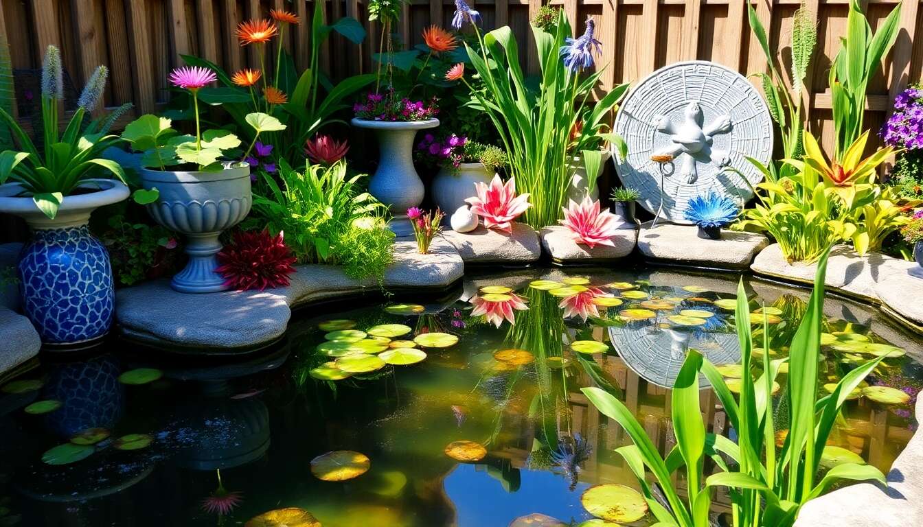 Choisir des plantes aquatiques pour sublimer votre bassin