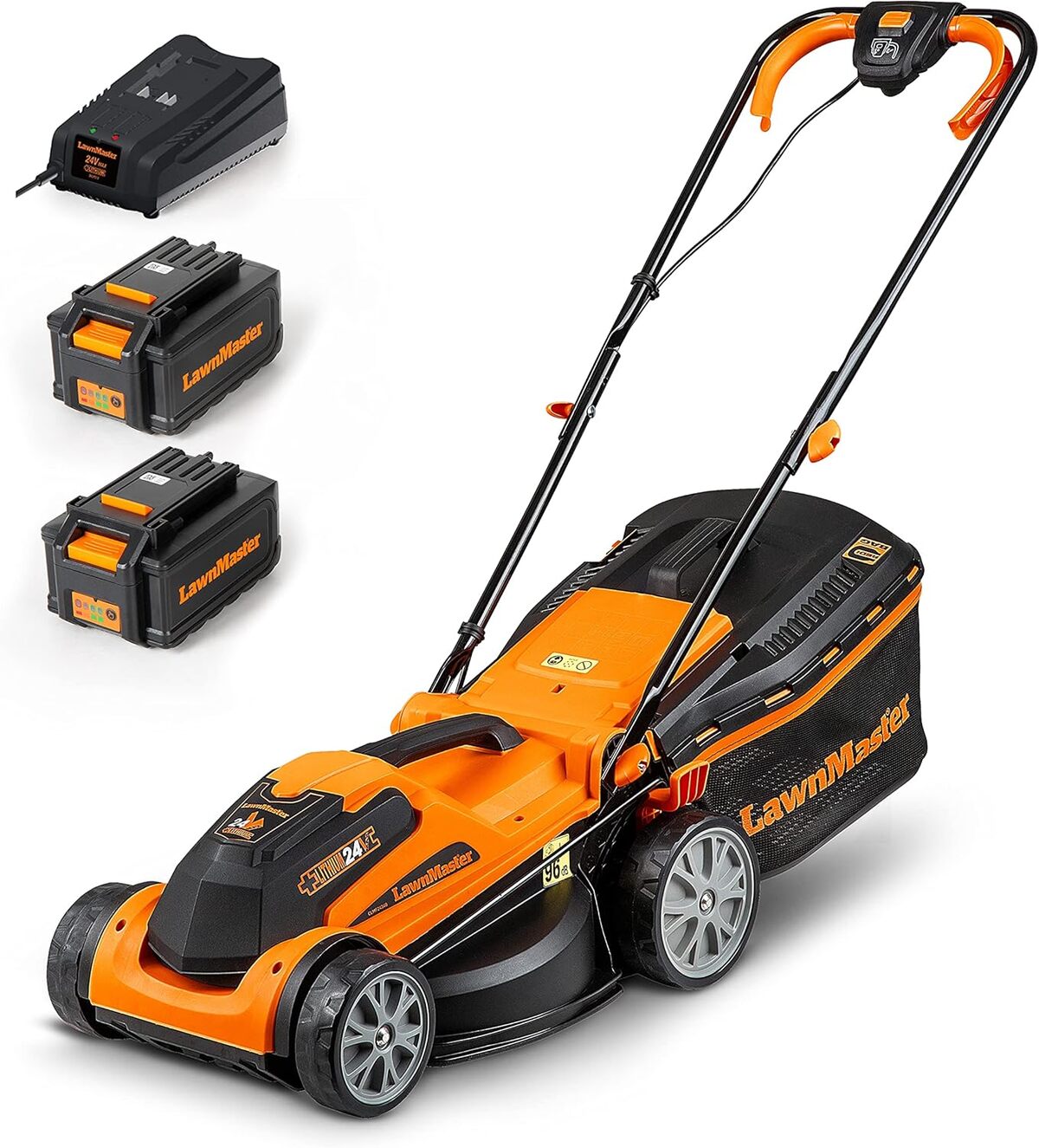 Test : lawnMaster CLMF2434G tondeuse sans fil 24V, efficacité et autonomie