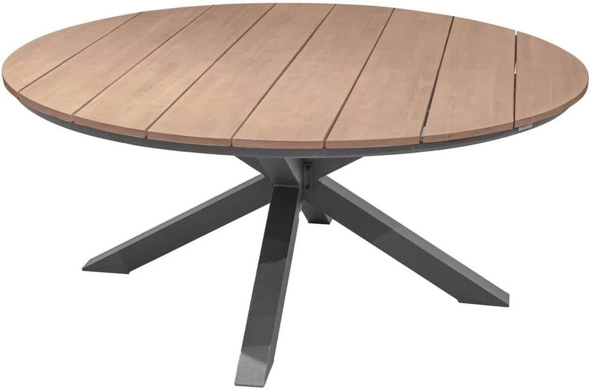 Test : table ronde Oriengo 8 places en aluminium antirouille Hespéride