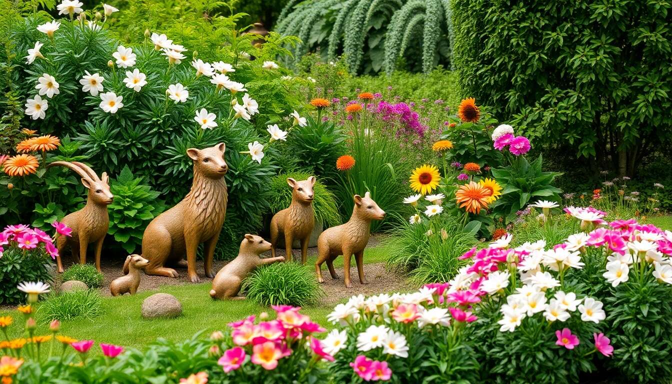 Animaux décoratifs pour le jardin : créer une ambiance naturelle