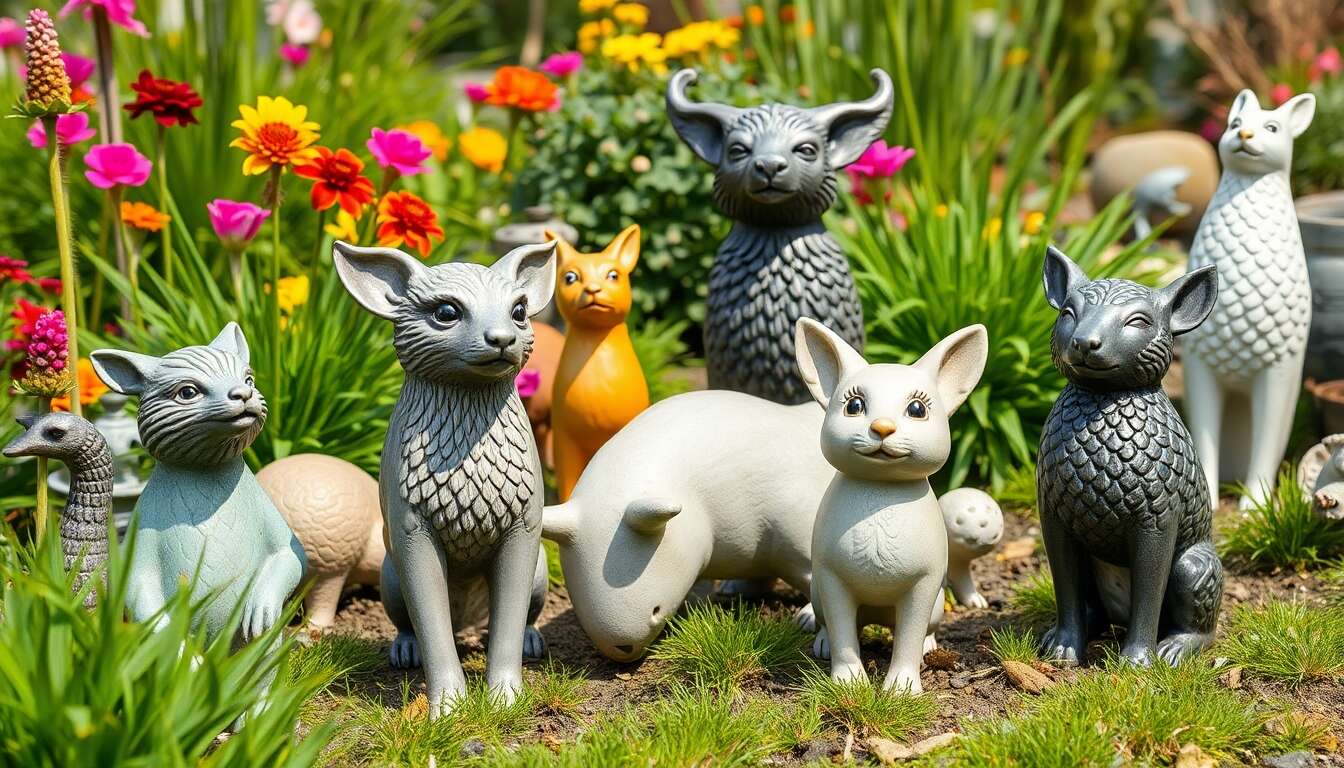 Les mat&eacute;riaux populaires pour les animaux d&eacute;coratifs