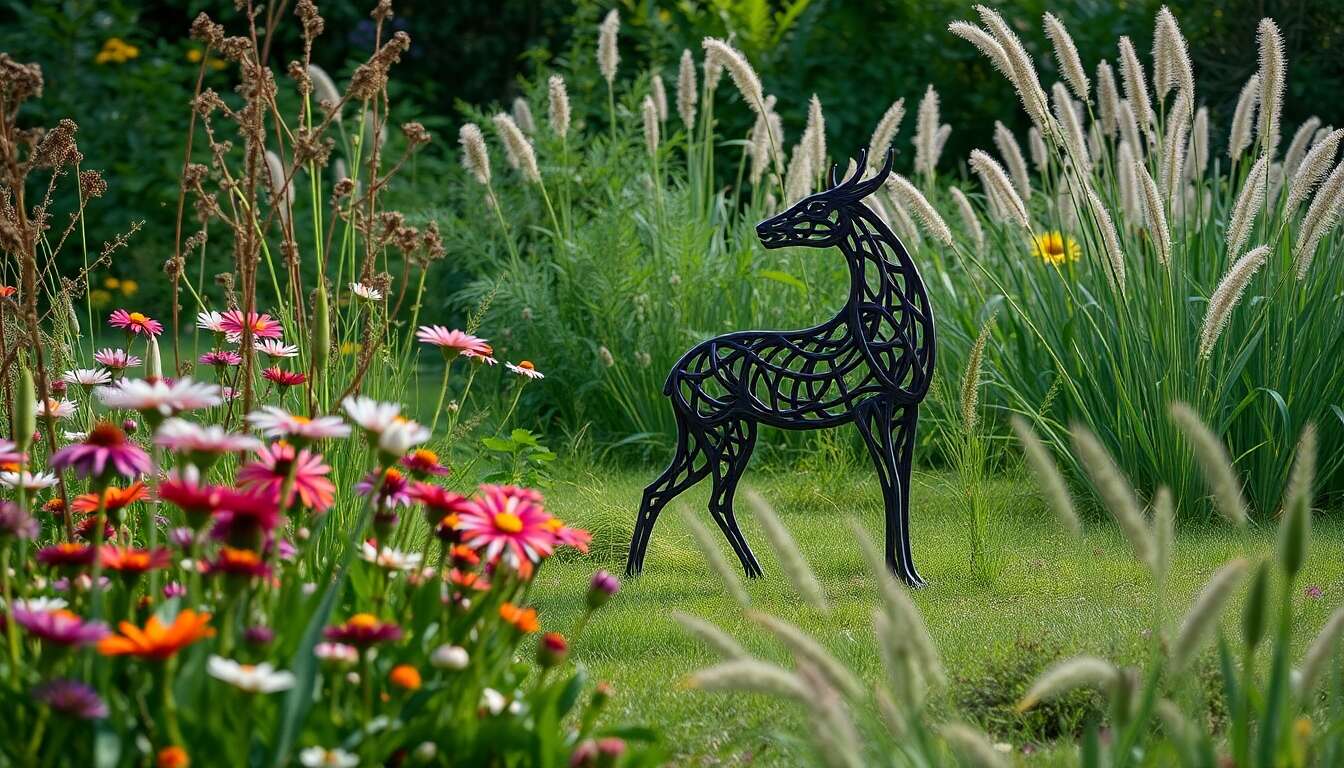 La touche po&eacute;tique des animaux en m&eacute;tal