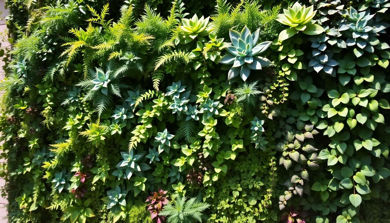 Choisir les plantes id&eacute;ales pour un mur v&eacute;g&eacute;talis&eacute;