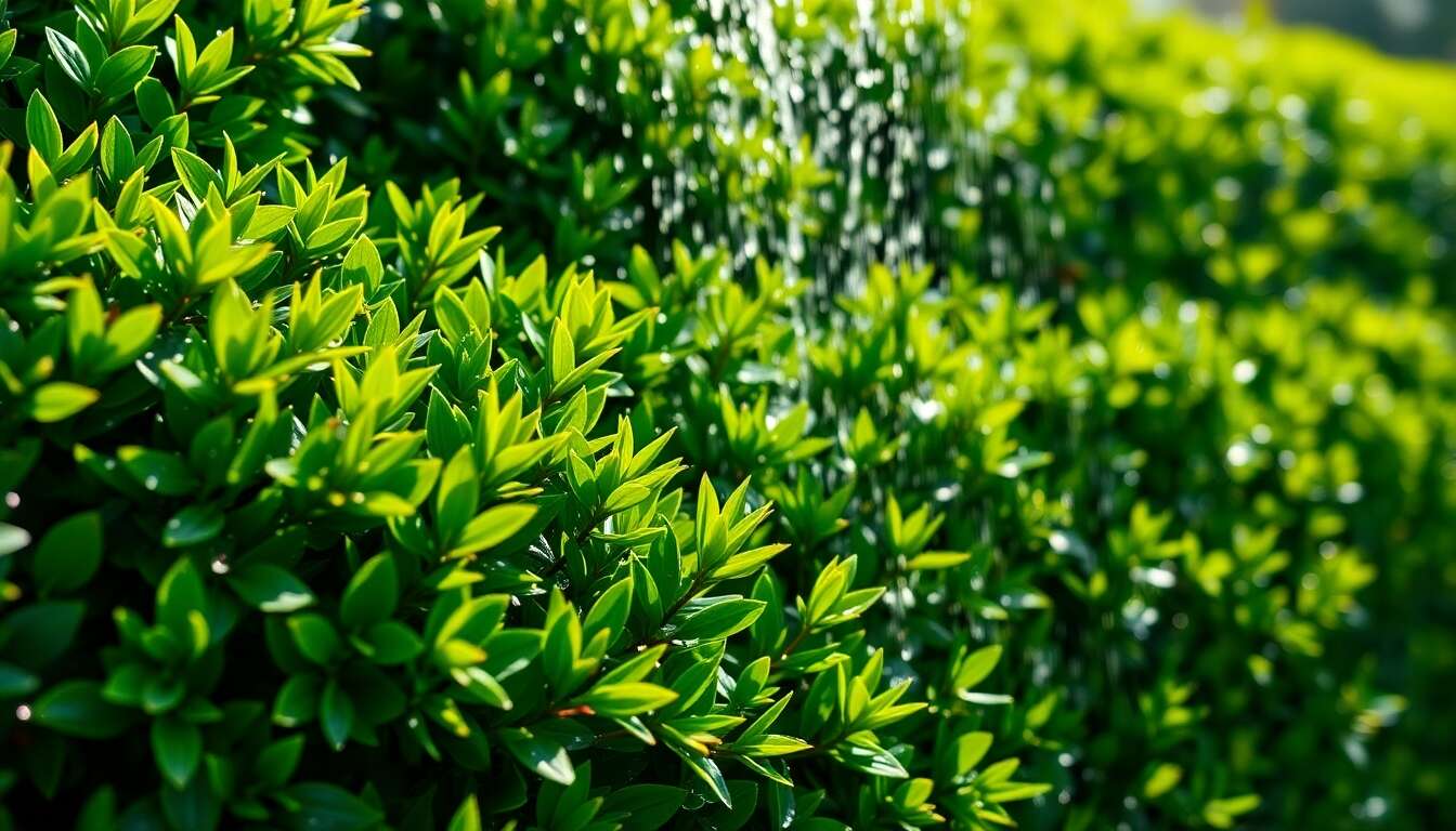 Arrosage adéquat pour haies vigoureuses : fréquence et quantité
