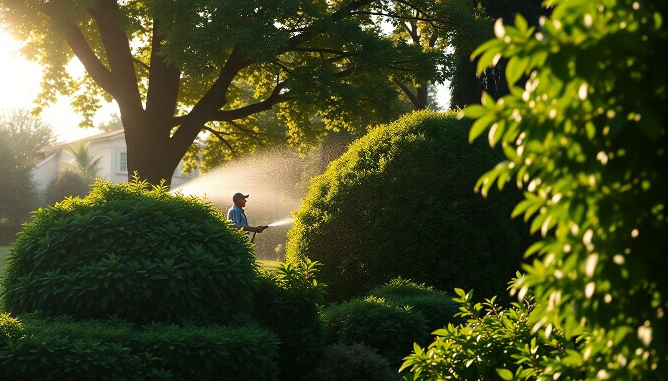Arrosage optimal pour arbres et grands buissons : conseils pratiques