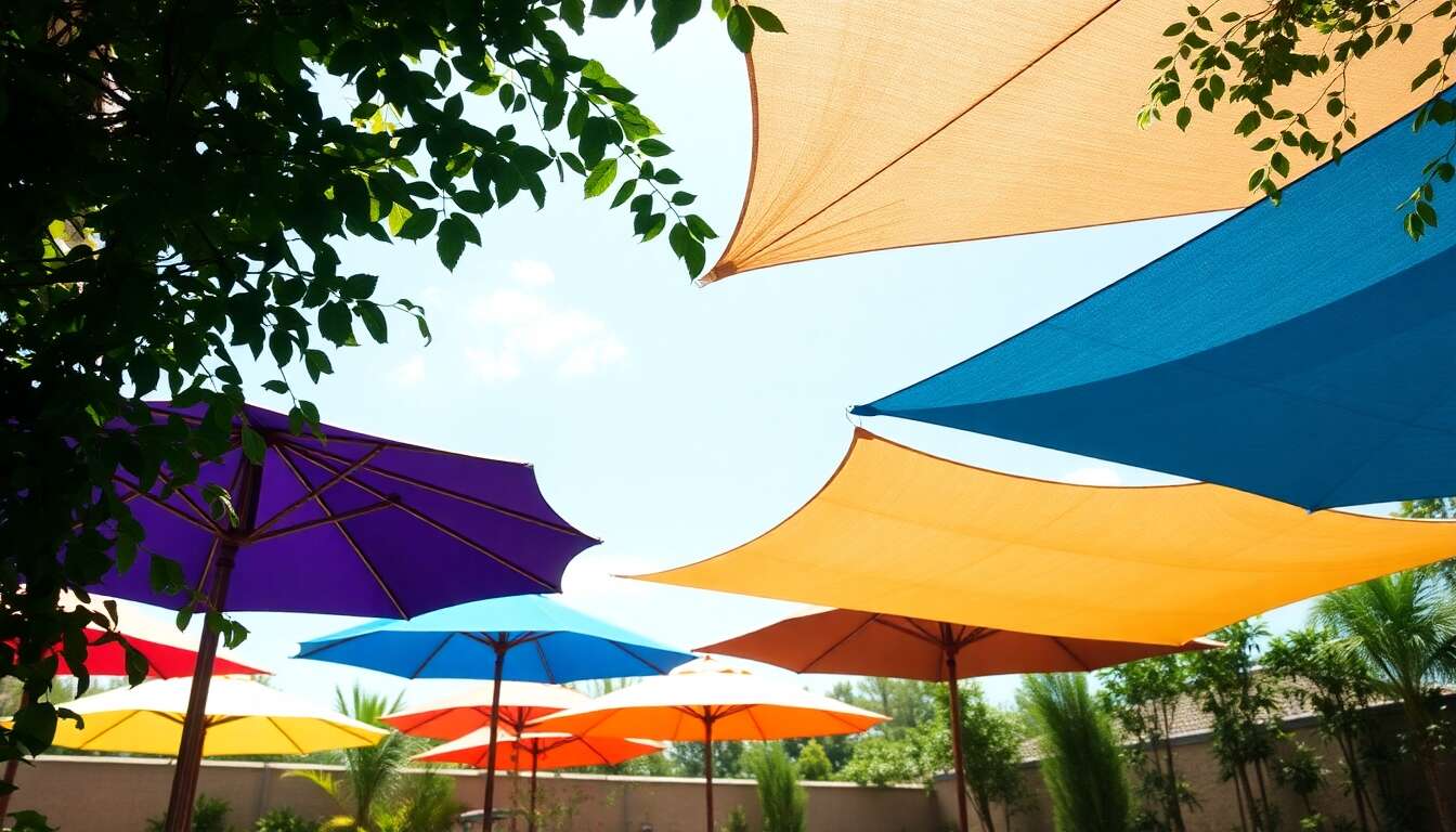 Parasols et voiles d'ombrage : solutions pratiques contre la chaleur