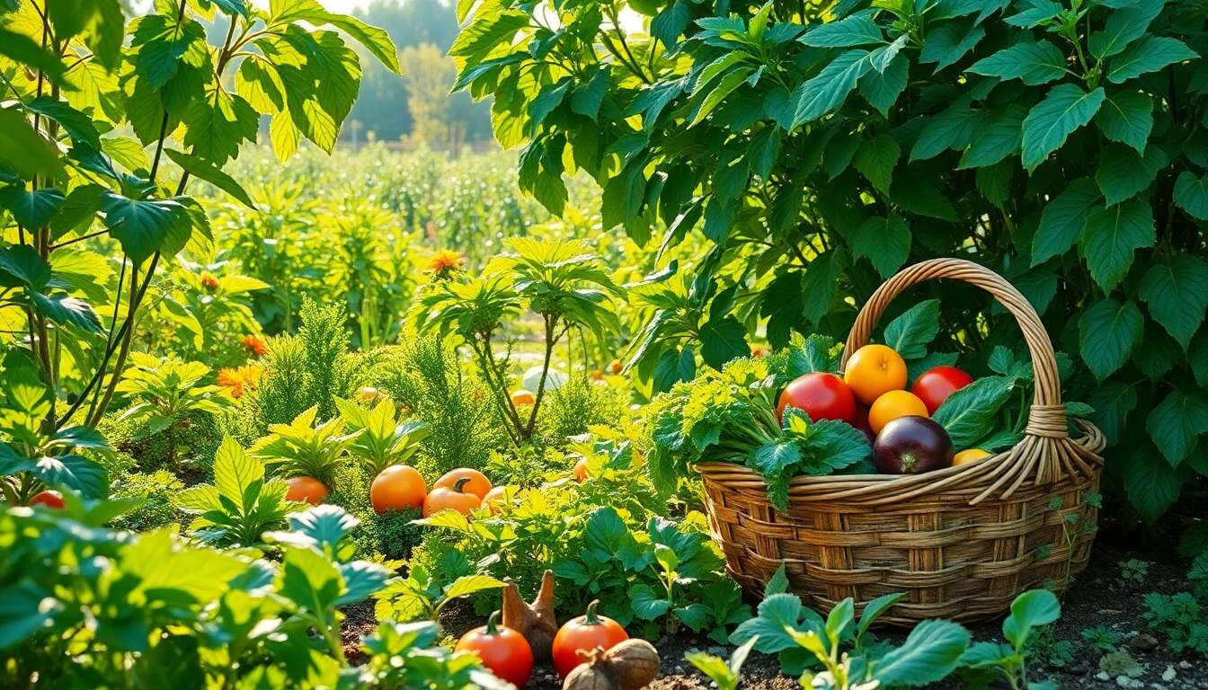 Techniques de r&eacute;colte durable pour un potager bio