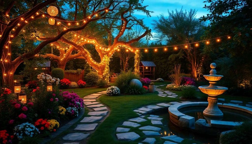 Aménagement lumineux : astuces pour un jardin féerique